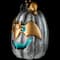 Northlight; Northlight 14" Metallic LED Jack-o'-Lanterns in Bat Mask Halloween Décor; Category:Lighted Decor; Image:6
